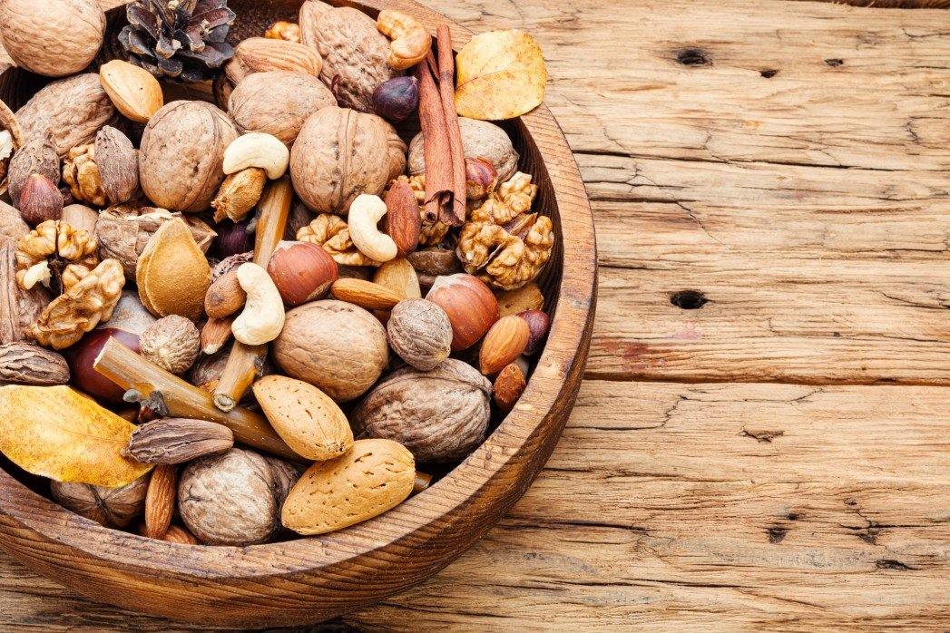 dry fruits background