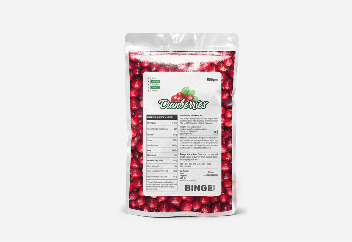 Cranberries - Binge Foods