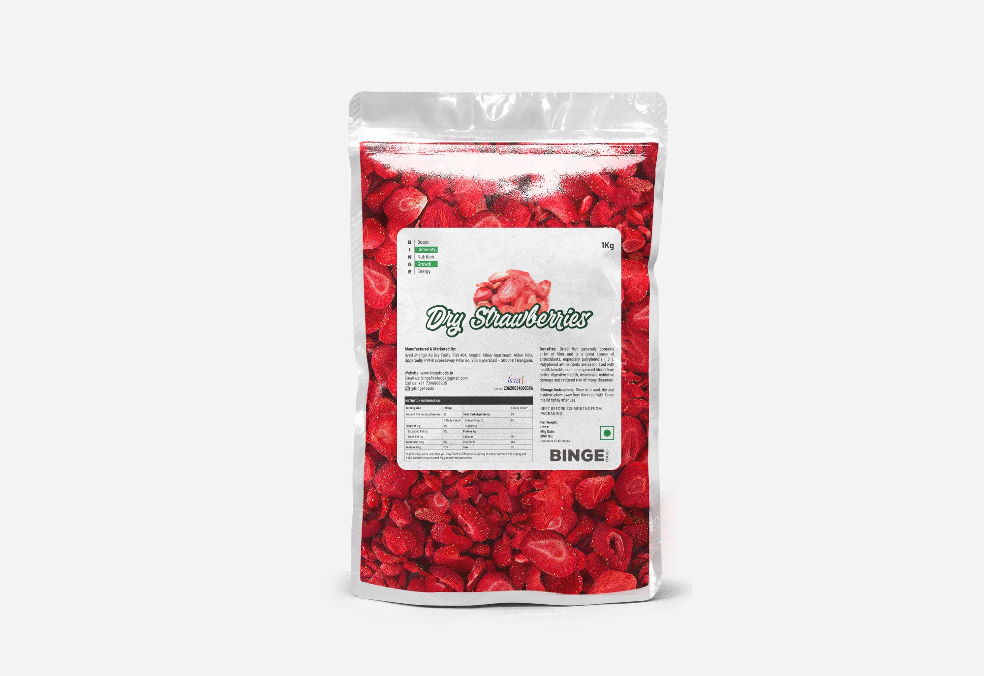 Dried Strawberries
