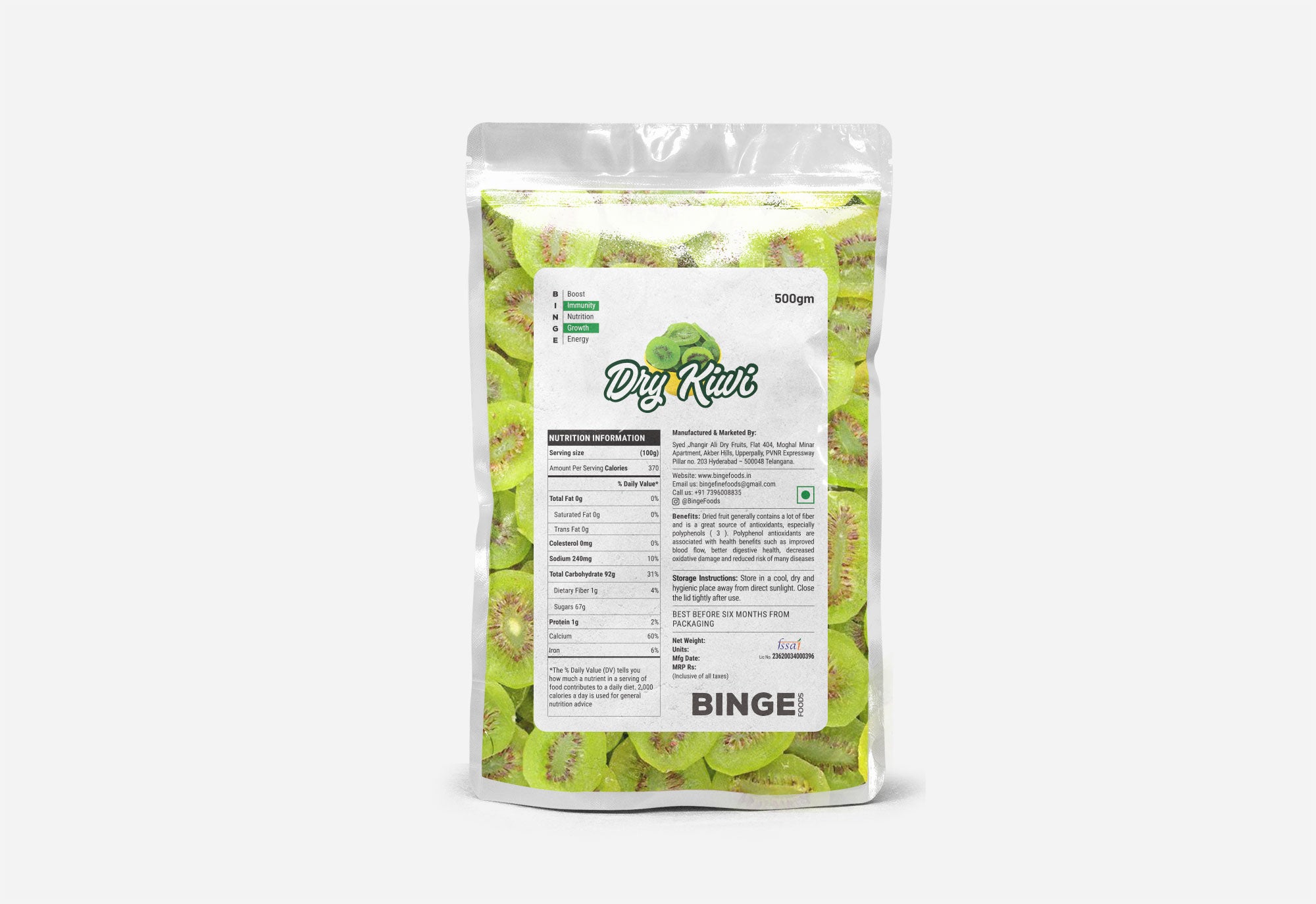 Dried Kiwi