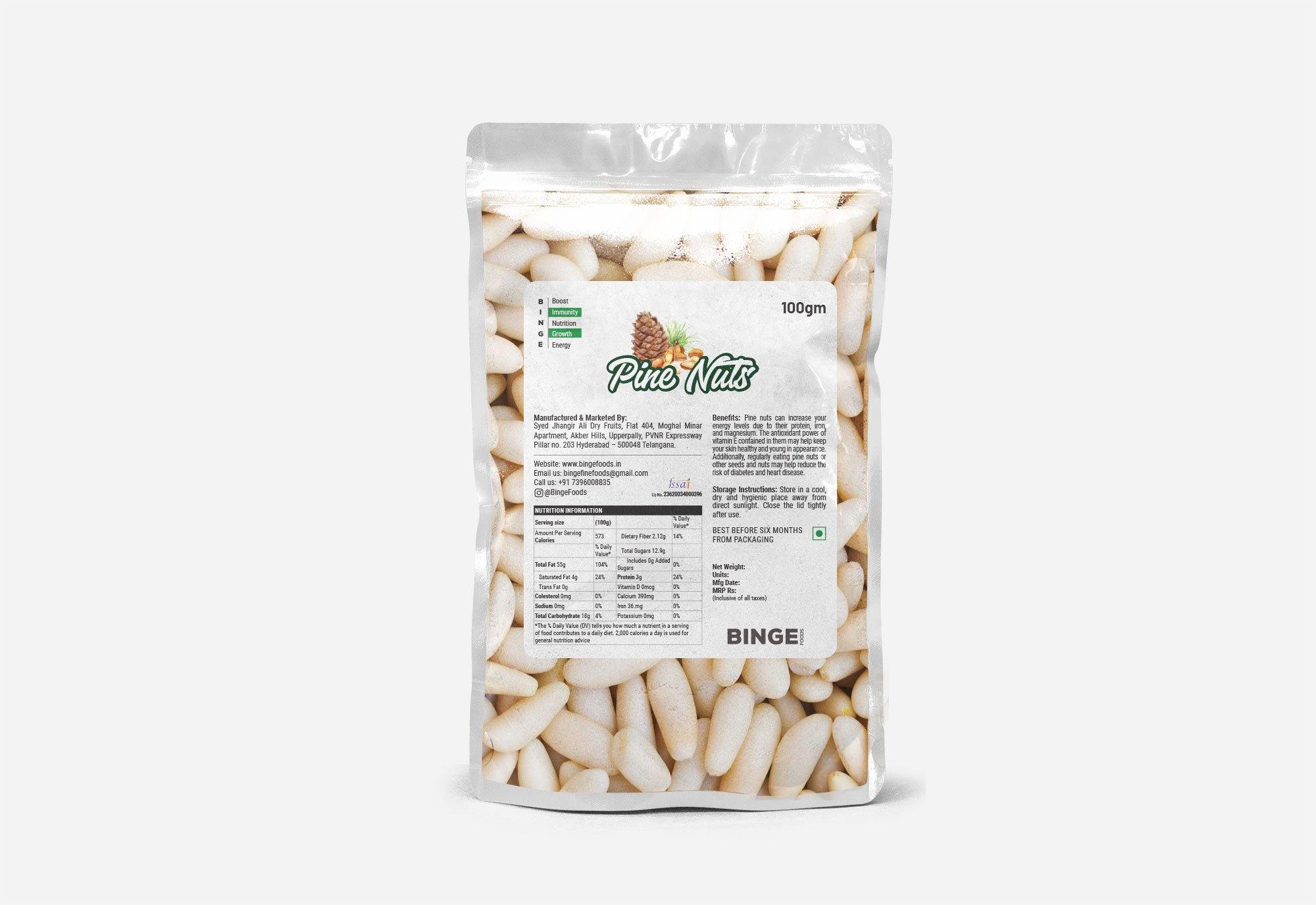 Pine Nuts - Binge Foods