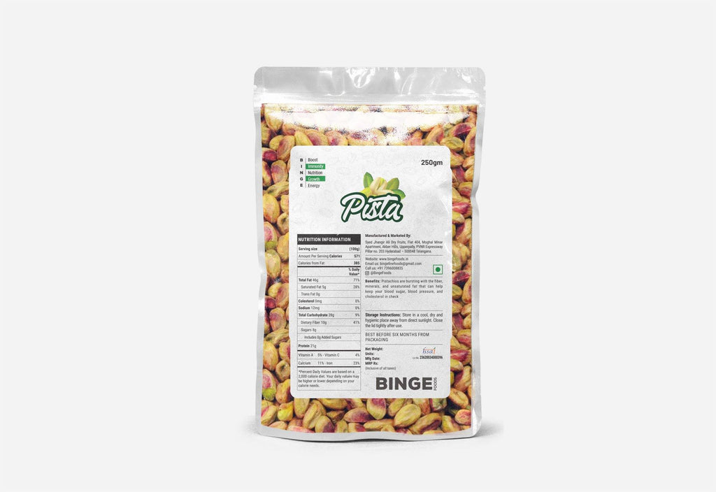 Pistachio (Pista) - Binge Foods