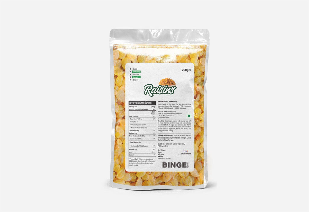 Raisins ( Kishmish) - Binge Foods